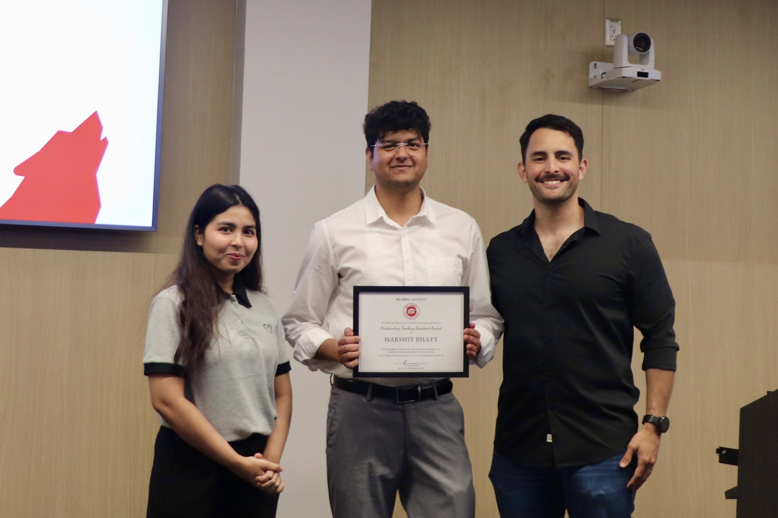 Received the Outstanding Teaching Assistant Award